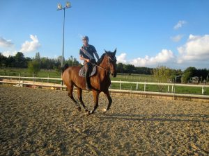 changement de pied en l air